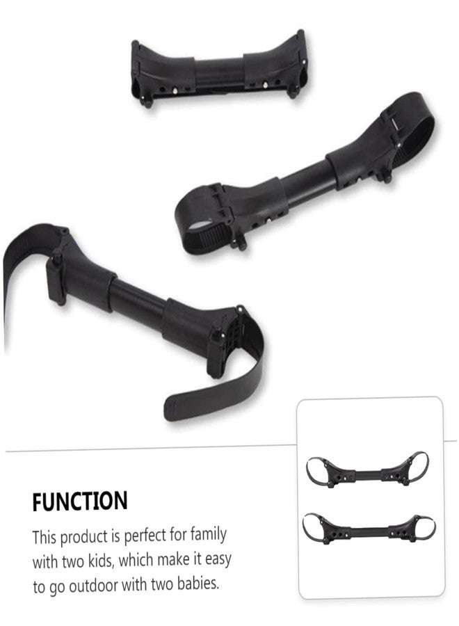 RORPOIR Universal Twin Stroller Connector for Outdoor Use Lightweight Aluminum Prams Connector for Linking Two Single Strollers Side by Side Toddler and Newborn Compatible - Image 4